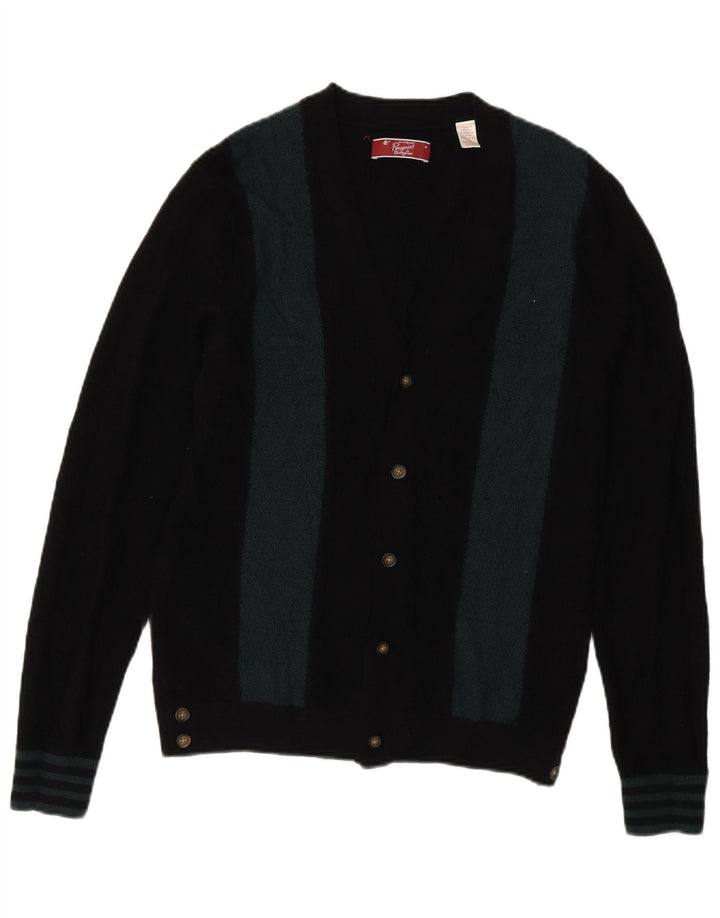 Penguin Herre Cardigan Sweater Medium Sort Colourblock Merinould