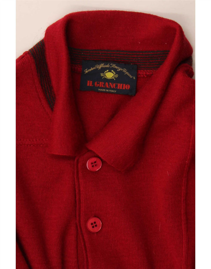 Il Granchio Herre Polo Neck Jumper Sweater XL Rød