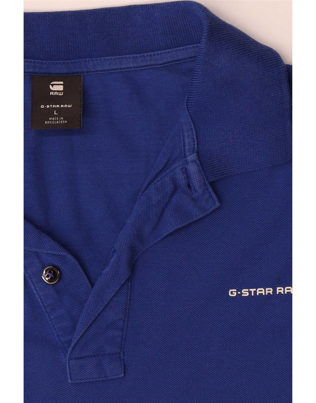 G-Star Herre Raw Polo Shirt Stor Blå Bomuld