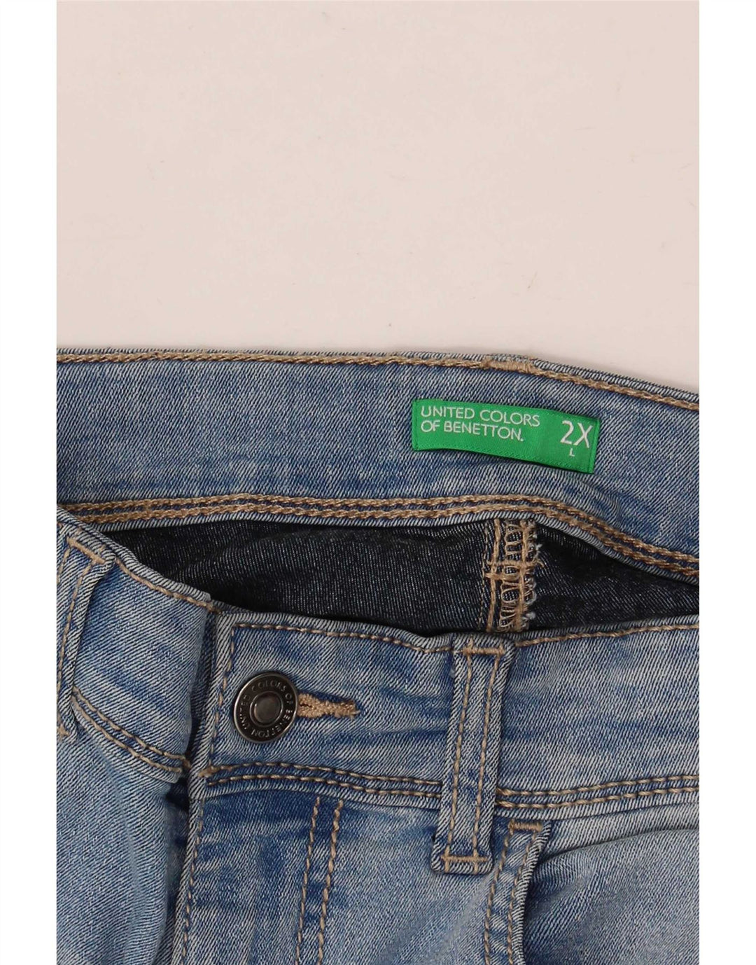 Benetton Boys Slim Jeans 11-12 år W28 L27 Blå