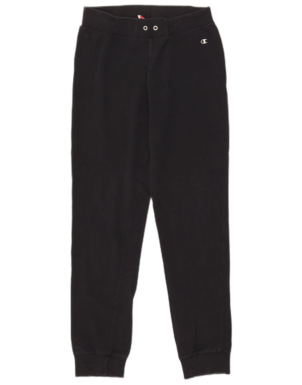 Champion Womens Heritage Fit Træningsdragt Bukser Joggers UK 14 Medium Black