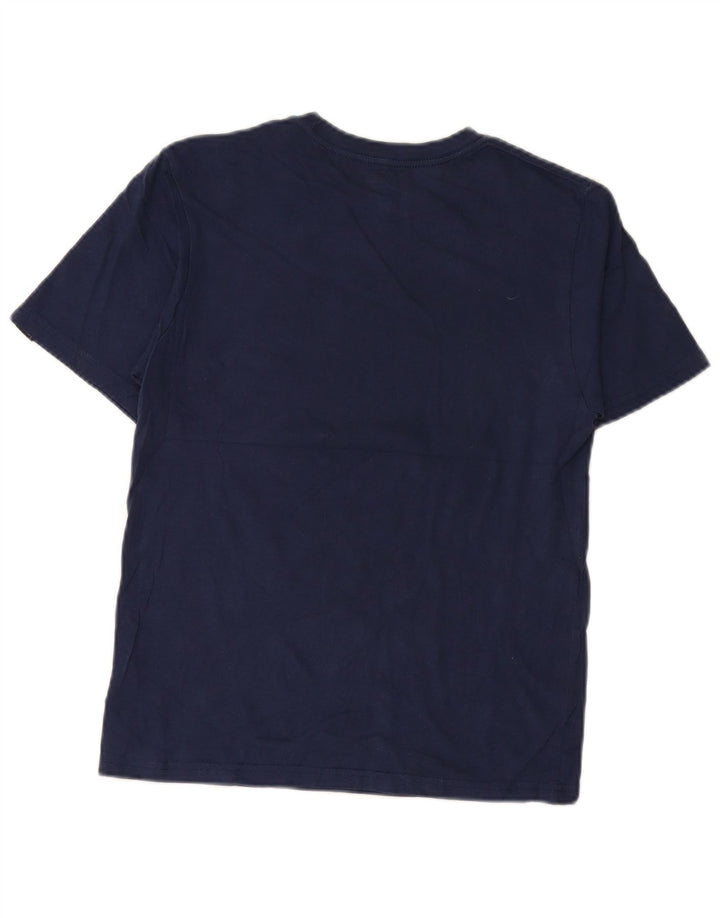 VANS Boys Classic Fit Grafisk T-Shirt Top 12-13 år Large Navy Blue