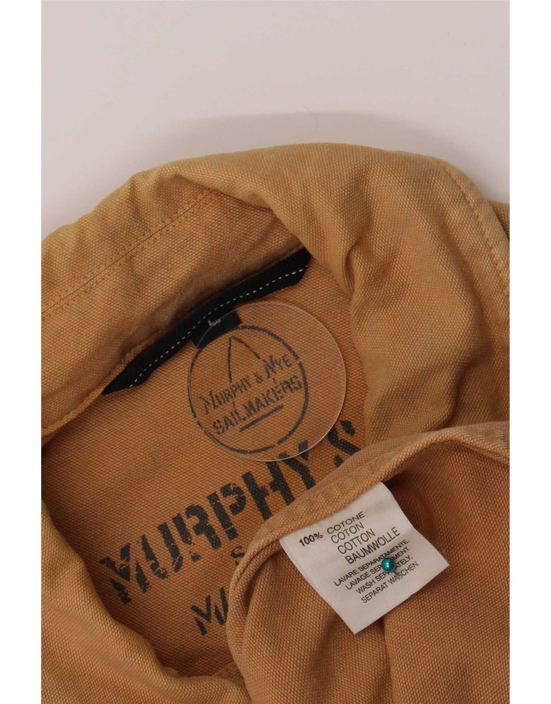 Murphy & Nye Herre Utility Jacket UK 40 Large Brown Cotton