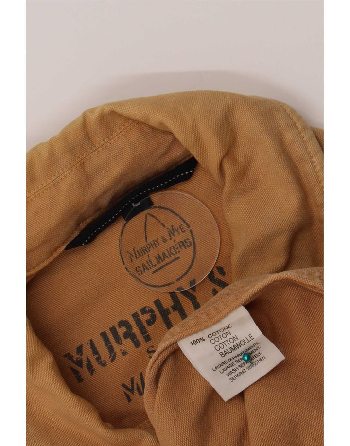 Murphy & Nye Herre Utility Jacket UK 40 Large Brown Cotton