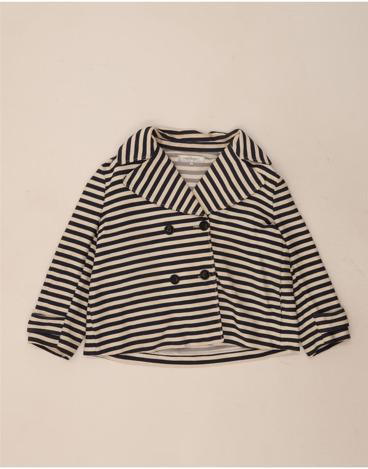 Zara Dame Trafaluc Blazer Jacket UK 16 Stor Hvidstribet