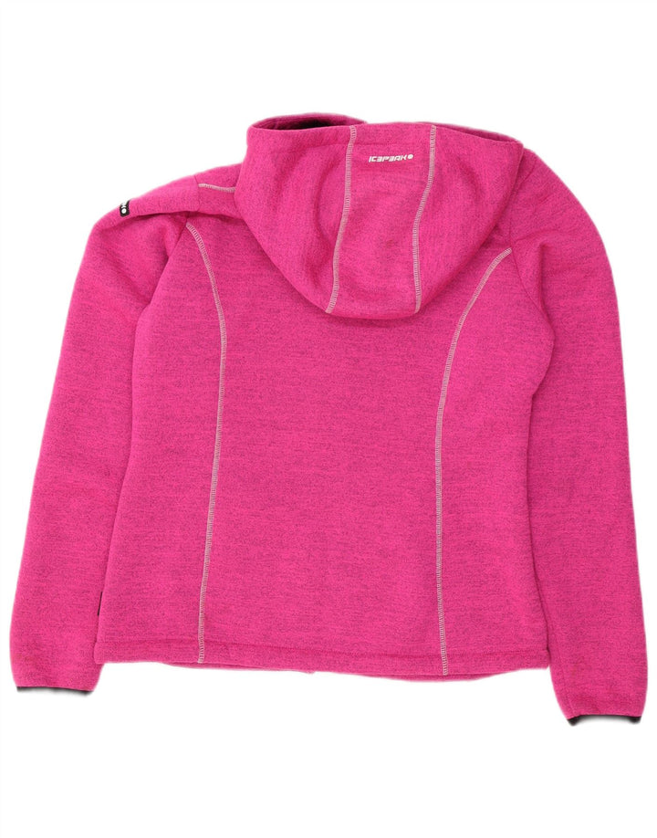 Icepeak hættetrøje til kvinder IT 48 XL Pink Flecked Polyester