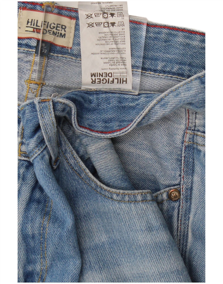 Tommy Hilfiger Herre Slim Jeans W34 L32 Blå Bomuld