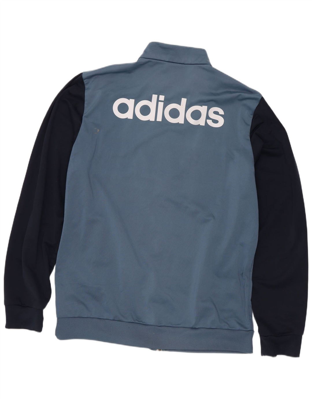 Adidas Grafisk træningsdragt jakke til mænd Large Blue Colourblock Polyester