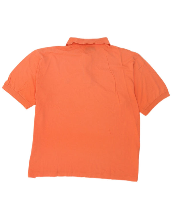 Sergio Tacchini herre poloshirt XL orange bomuld