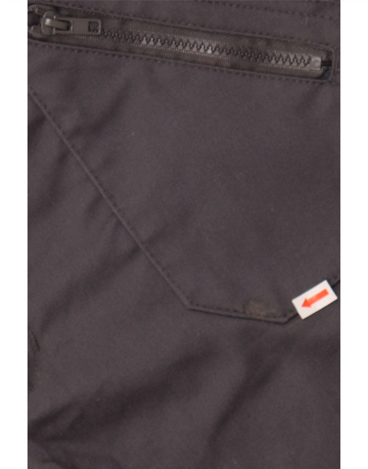 DICKIES Womens Straight Cargo Trousers W34 L30 Grey Polyester Vintage Dickies and Second-Hand Dickies from Messina Hembry 