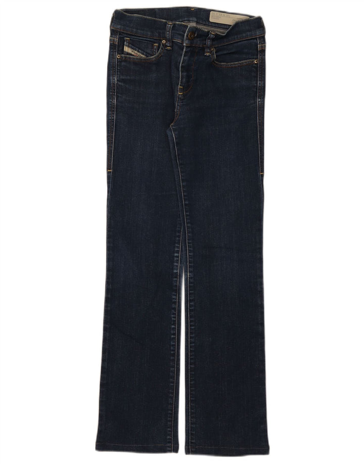 Diesel Dame Bootzee-St Regular Slim Bootcut Jeans W23 L27 Navy Blue