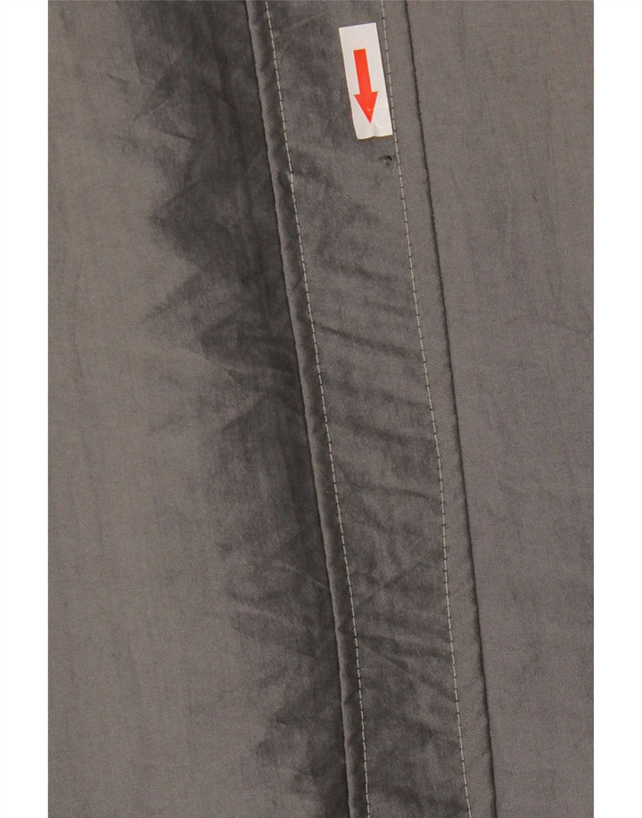 Vintage Herre Sherpa Bomber Jacket UK 40 Large Grå