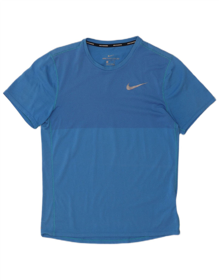 Nike T-shirt top til mænd, lille blå polyester