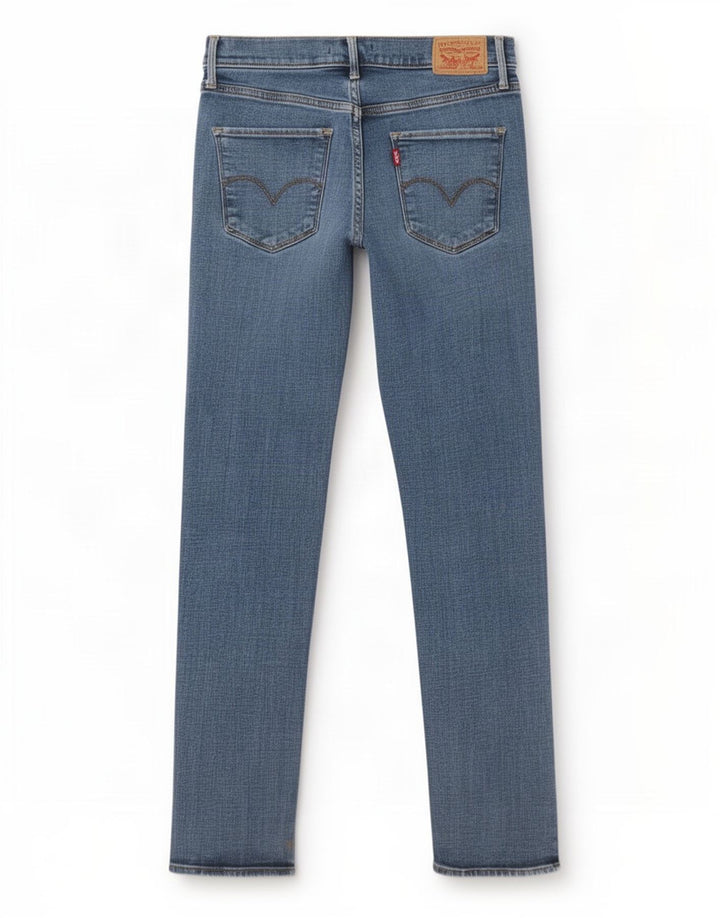 Levi's Dame 314 Shaping Straight Jeans W29 L29 Blå