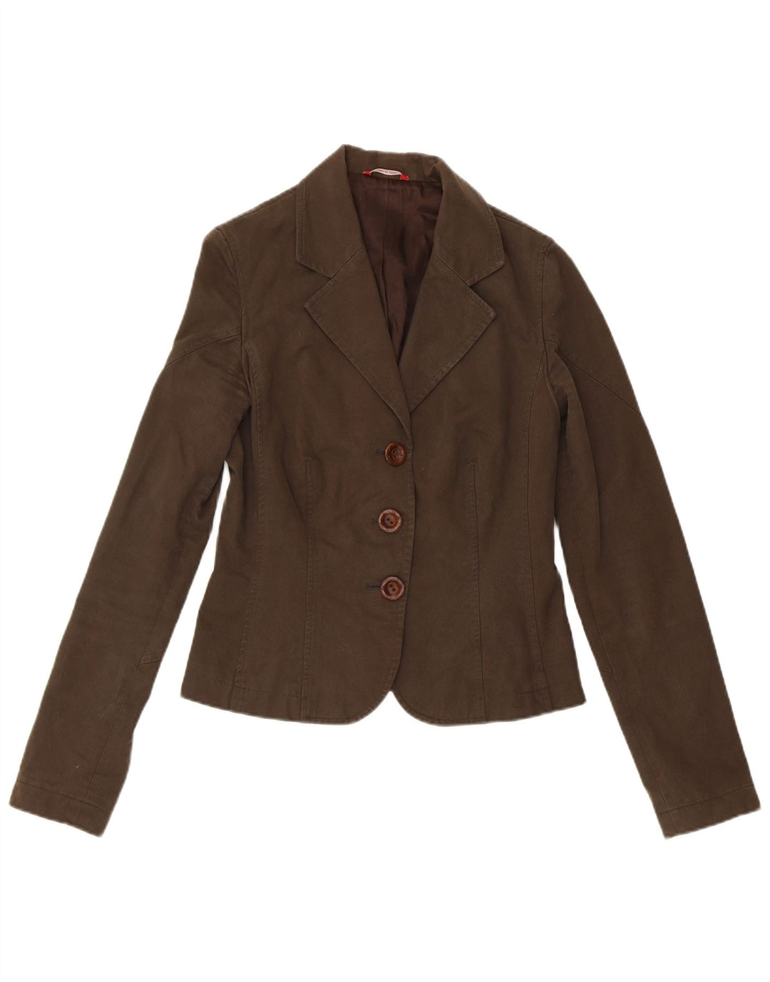 Liu Jo Dame 3-knaps blazerjakke IT 44 Medium Brun Bomuld