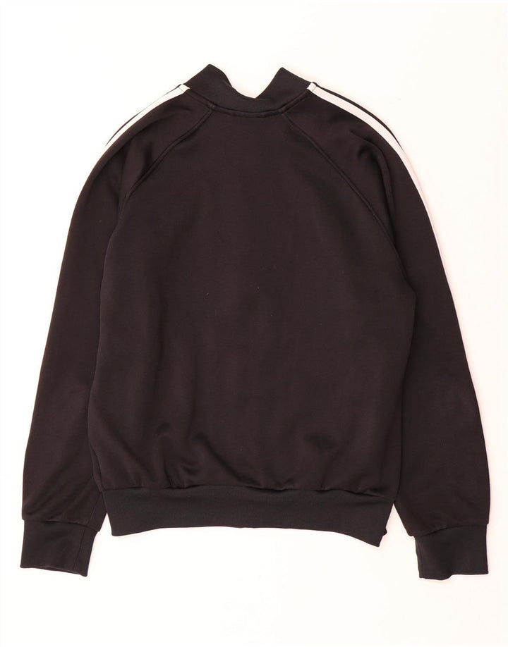 ADIDAS træningsdragt topjakke til kvinder UK 14 Medium Sort bomuld