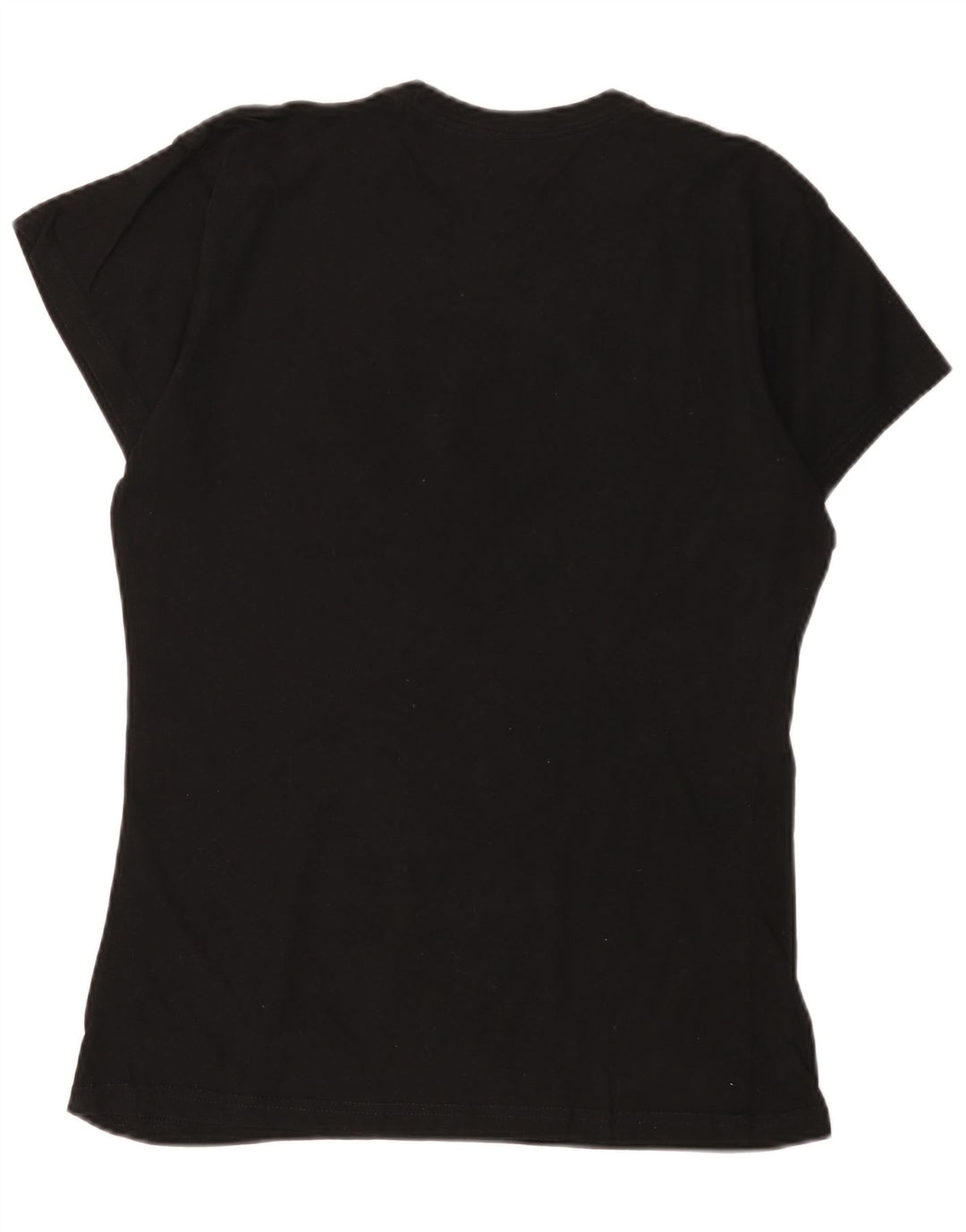 HARD ROCK CAFE Dame Copenhagen Grafisk T-Shirt Top UK 20 2XL Sort