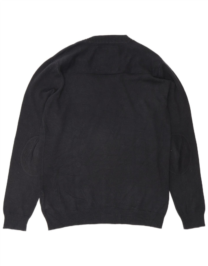Jack & Jones Herre Premium V-hals sweater Medium marineblå bomuld