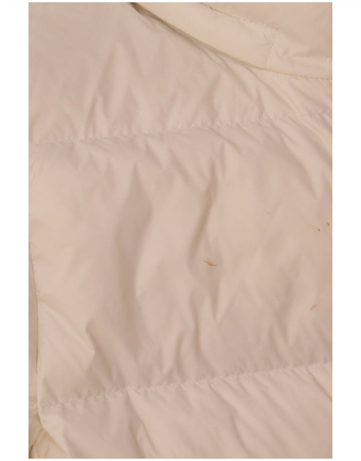 Calvin Klein Jeans Dame Polstret Jakke UK 10 Small White Polyamide