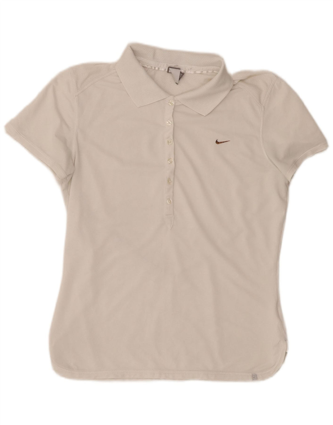 Nike Dame Polo Shirt UK 14/16 Large White