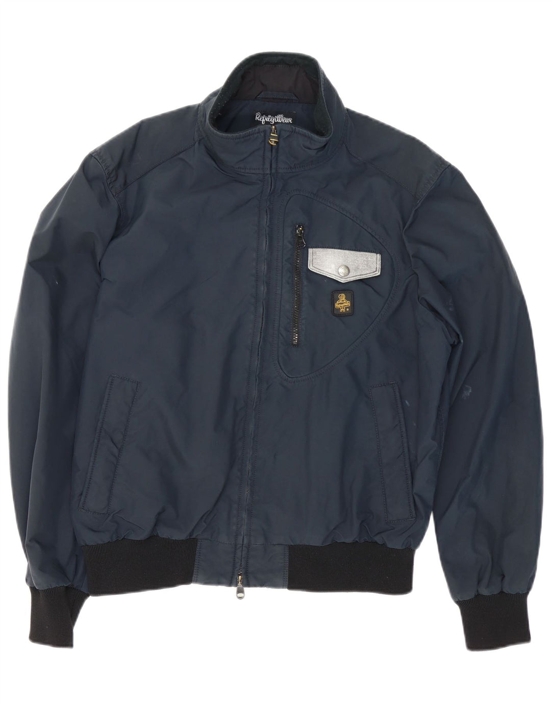 Refrigiwear Herre Bomber Jacket UK 44 2XL Navy Blue Nylon