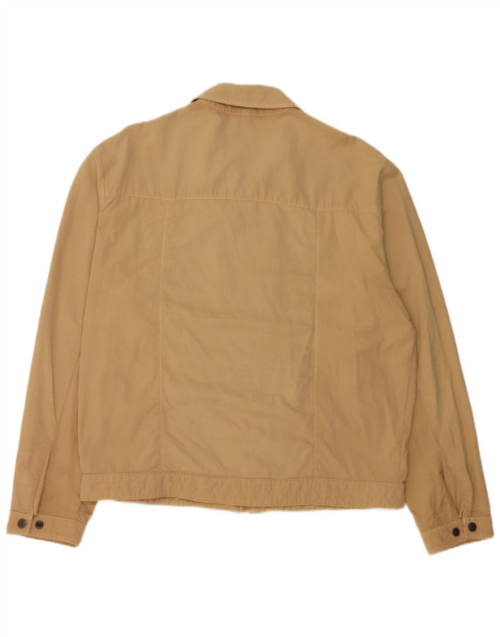 Trussardi Herre Bomberjakke IT 54 2XL Beige Bomuld