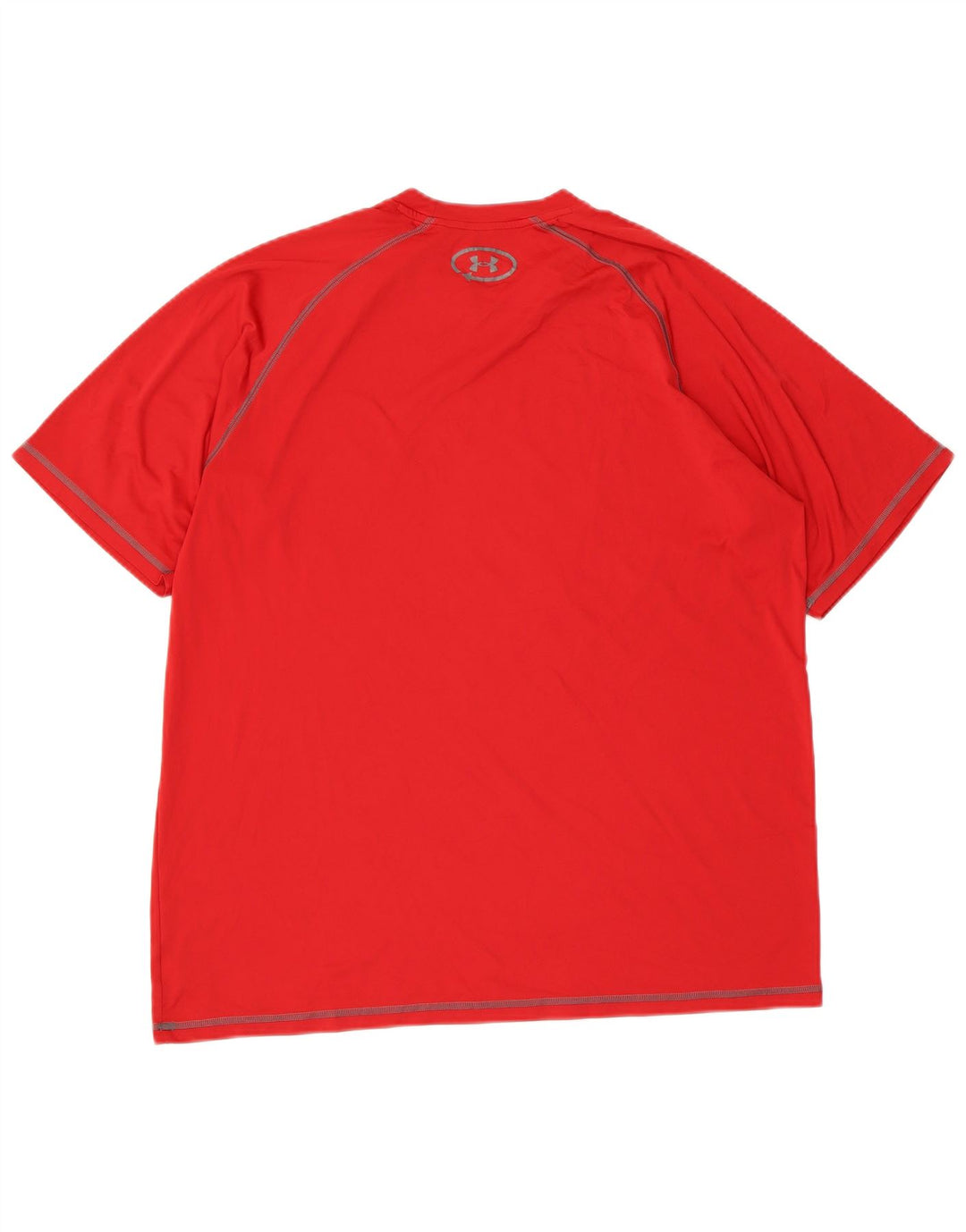 UNDER ARMOUR Herre Heat Gear T-Shirt Top Stor Rød Polyester