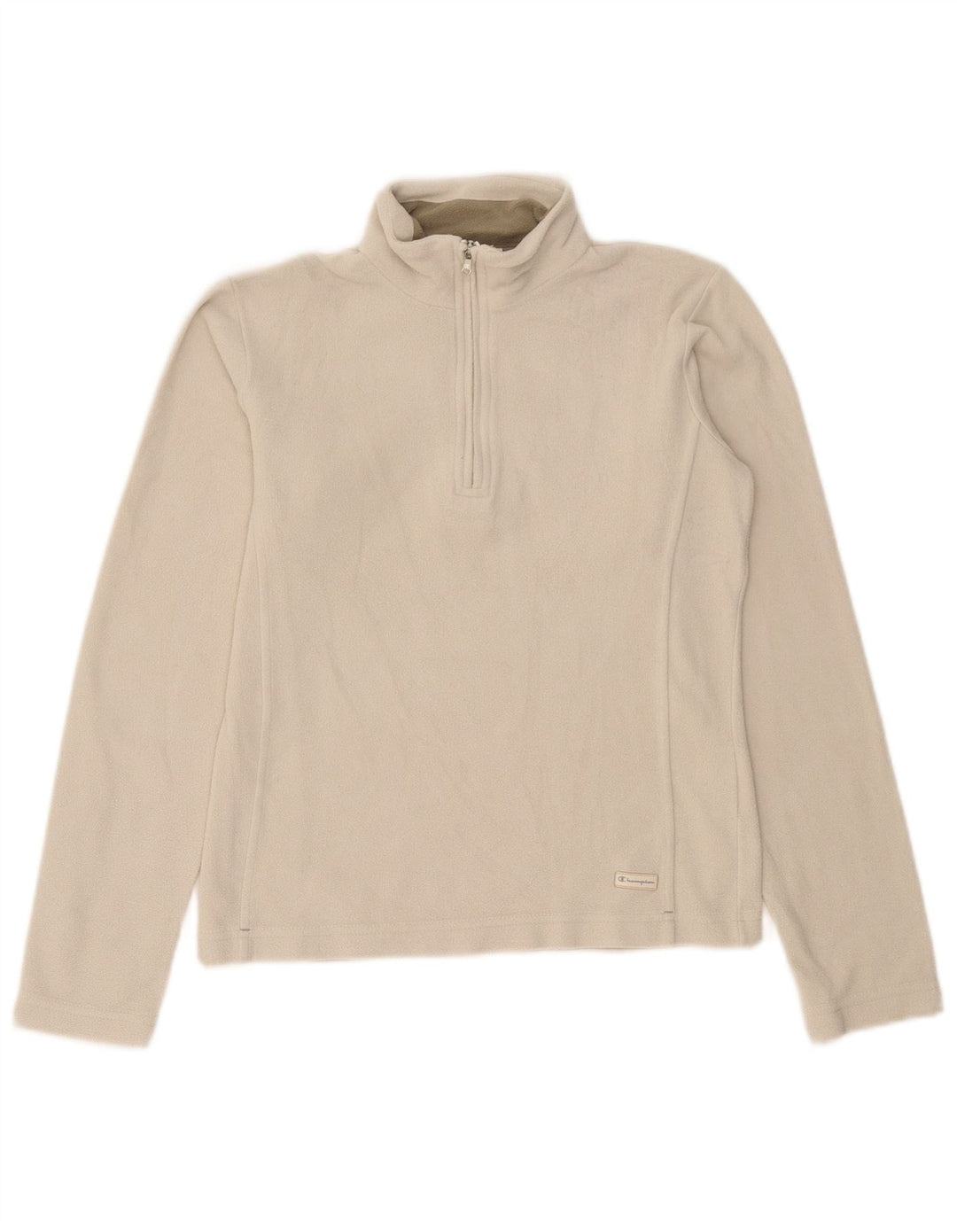 Champion Dame Fleece Jumper med lynlås i UK 10 Lille Beige Polyester