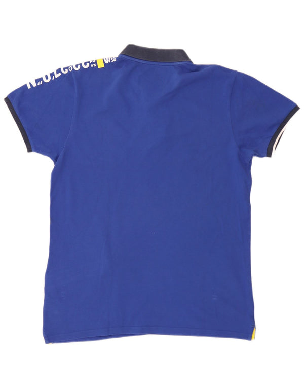 North Sails Herre Grafisk Polo Shirt XL Blå Bomuld