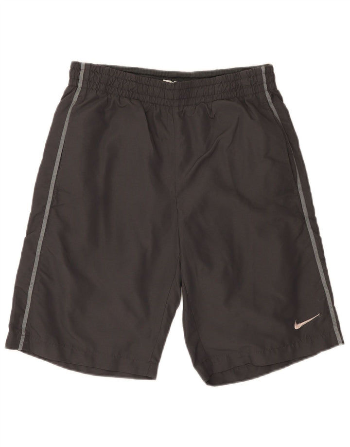 Nike badeshorts til mænd, små grå nylon