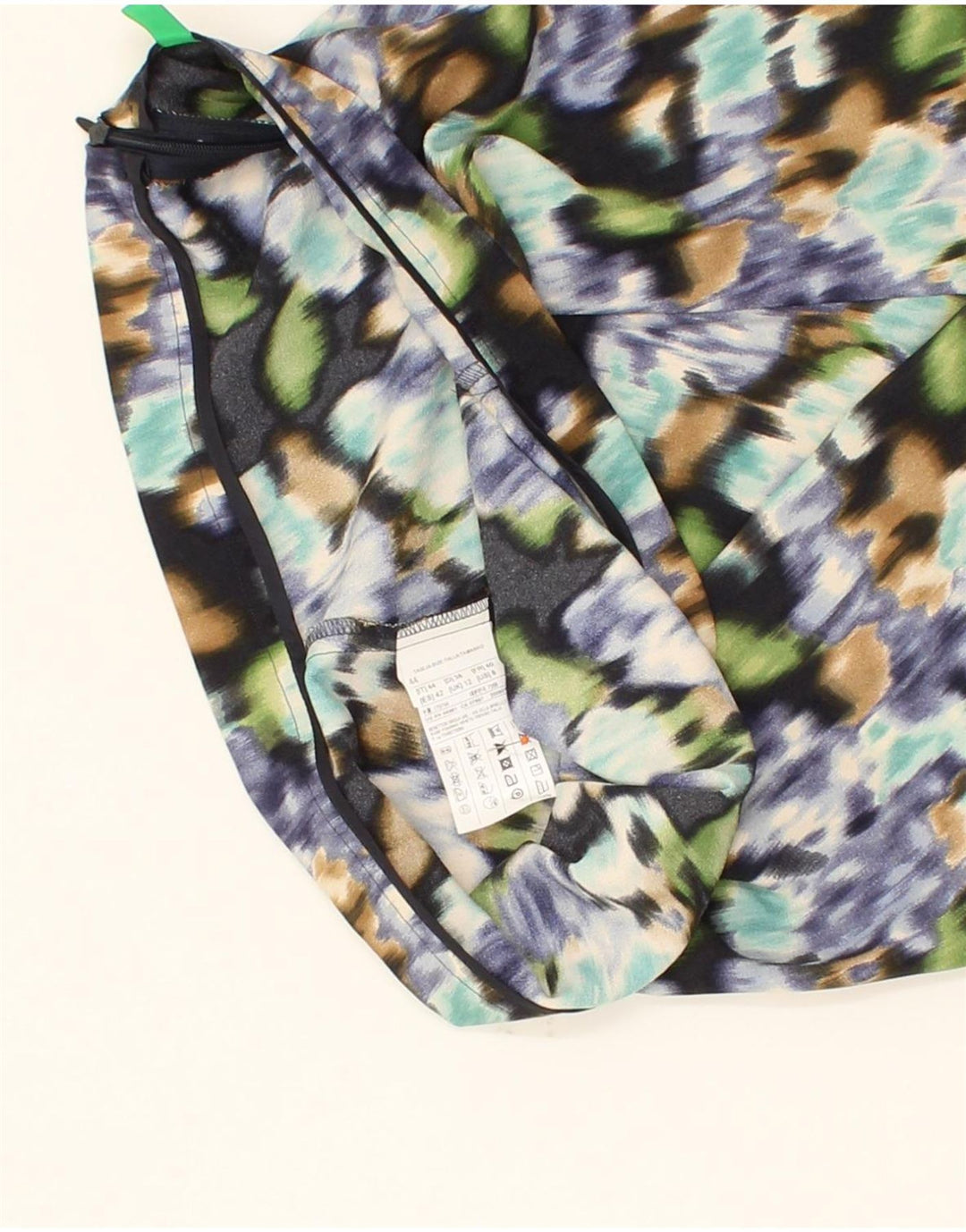 BENETTON Womens Mini Skirt UK 12 Medium W32 Multicoloured Tie Dye Vintage Benetton and Second-Hand Benetton from Messina Hembry 