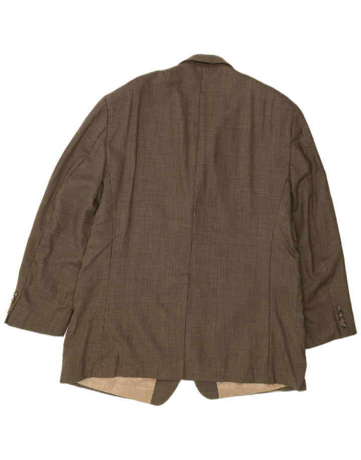 Chaps Herre 2-knaps blazerjakke UK 48 4XL Khaki New Wool