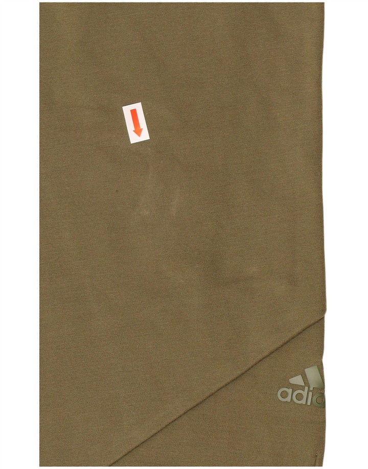 ADIDAS Træningsdragt bukser til mænd Large Khaki Rayon