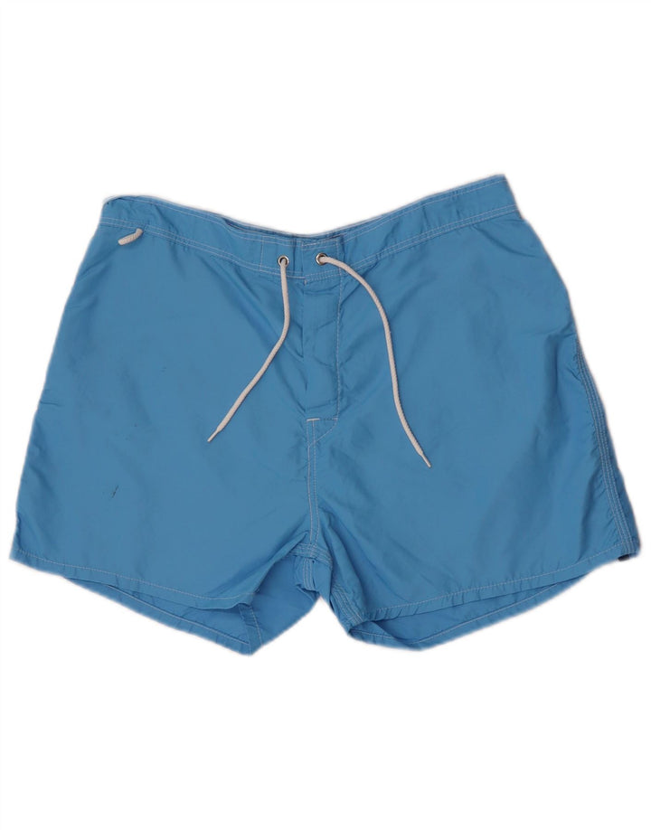 Sundek Herre svømmeshorts Medium Blue Colourblock Nylon