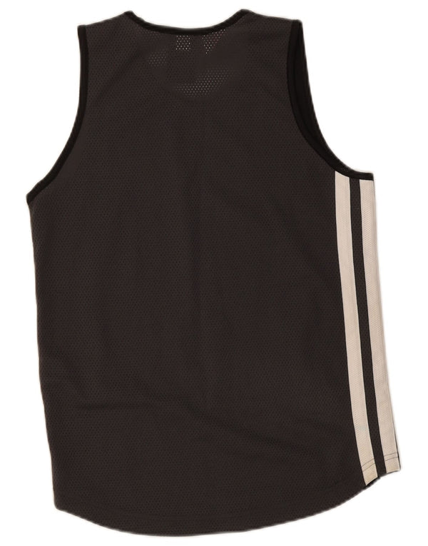 Adidas Drenge Grafisk Vest Top 13-14 År Stor Grå