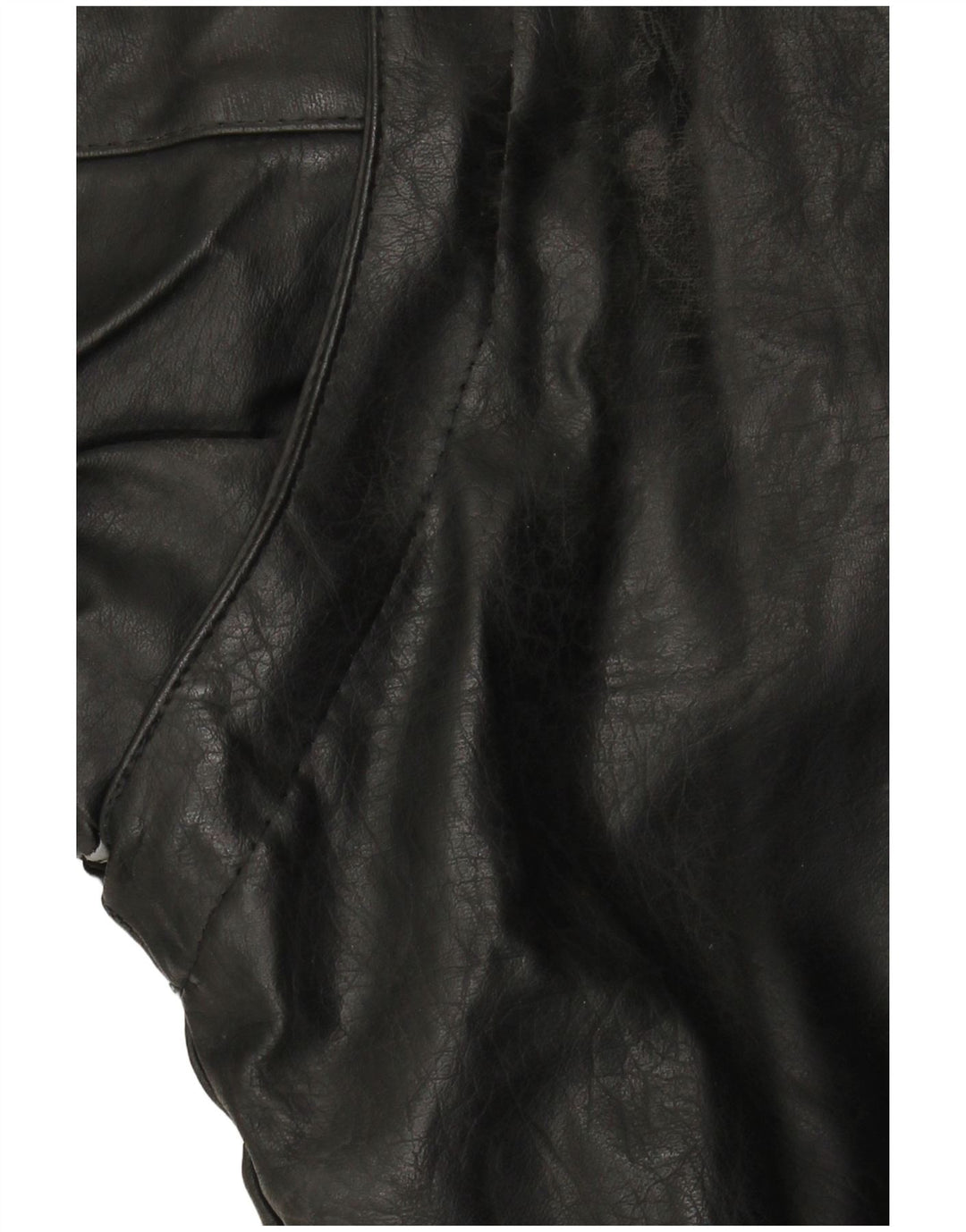 VINTAGE Herre læderjakke UK 42 XL Sort