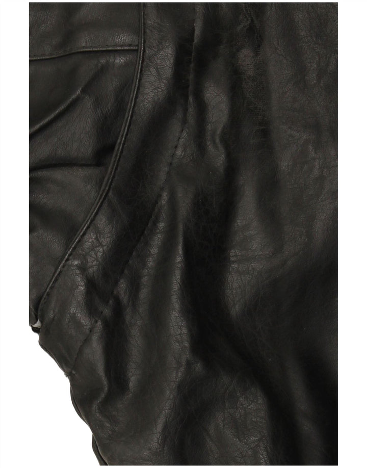 VINTAGE Herre læderjakke UK 42 XL Sort