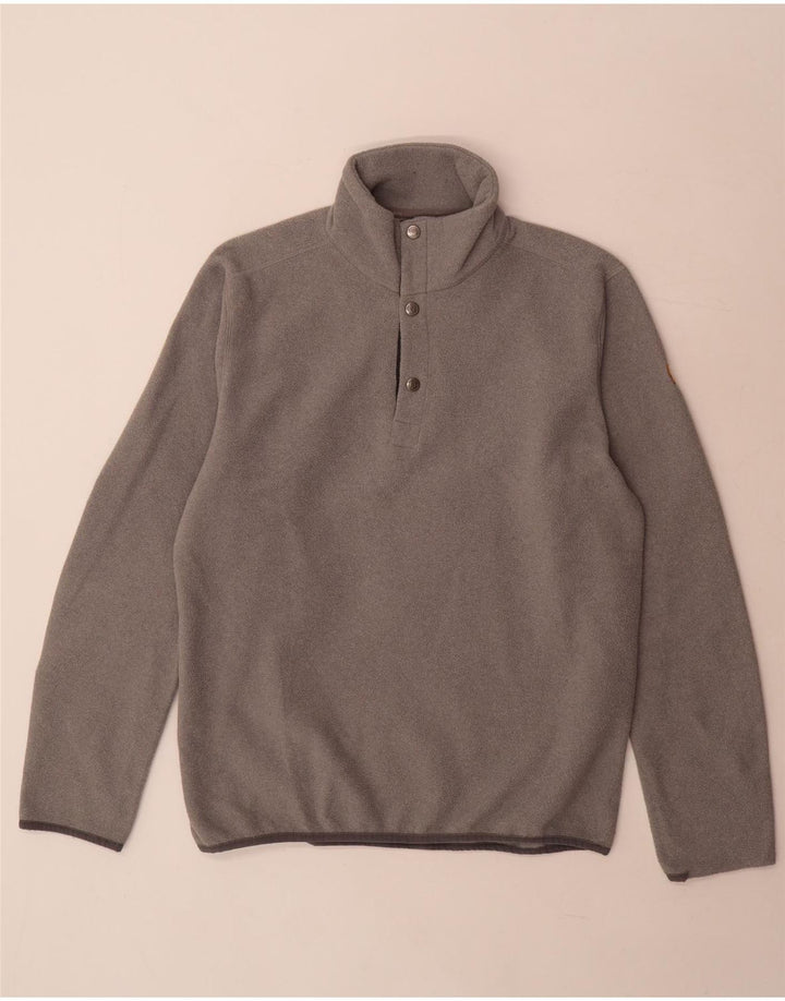 Fjall Raven Herre Button Neck Fleece Jumper Medium Grå