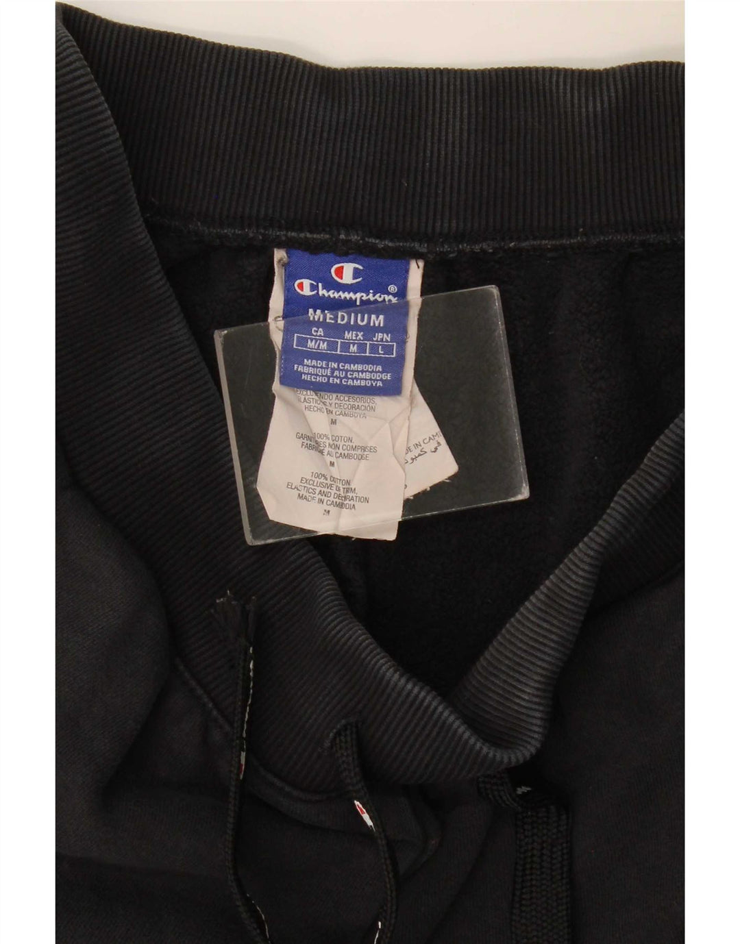 Champion Womens Grafisk træningsdragt Bukser Joggers UK 12 Medium Black