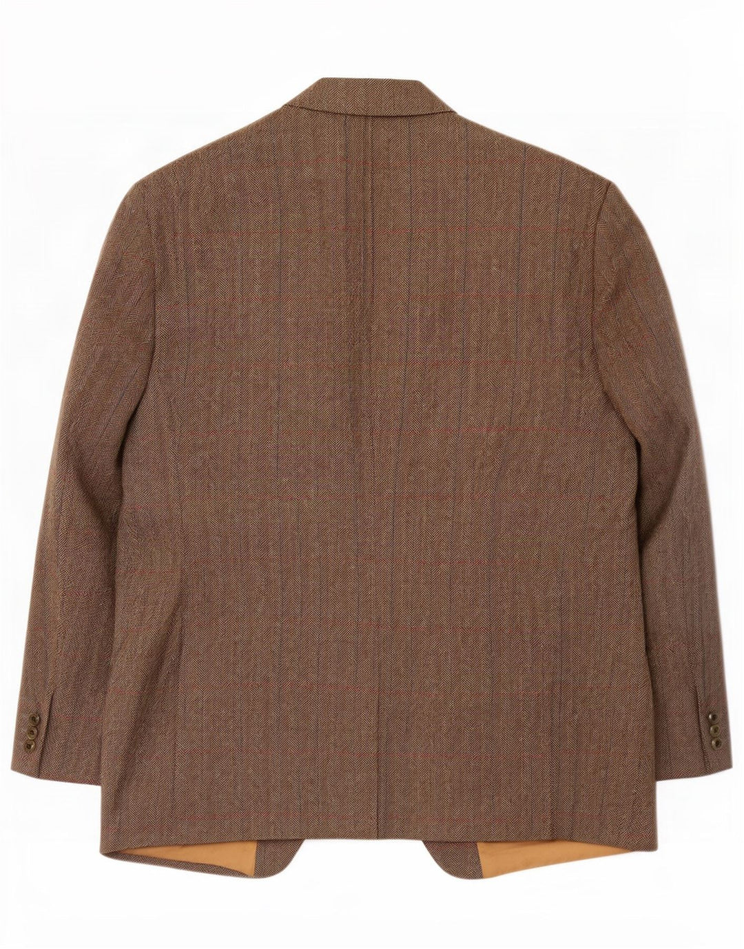 Magee Herre 2-knaps blazerjakke UK 46 3XL grå sildeben Ny uld