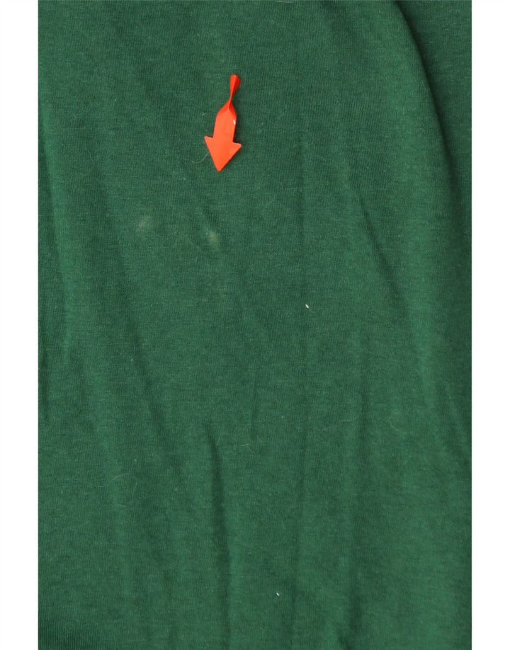 RUSSELL ATHLETIC Mens Top Long Sleeve 2XL Green Cotton Vintage Russell Athletic and Second-Hand Russell Athletic from Messina Hembry 