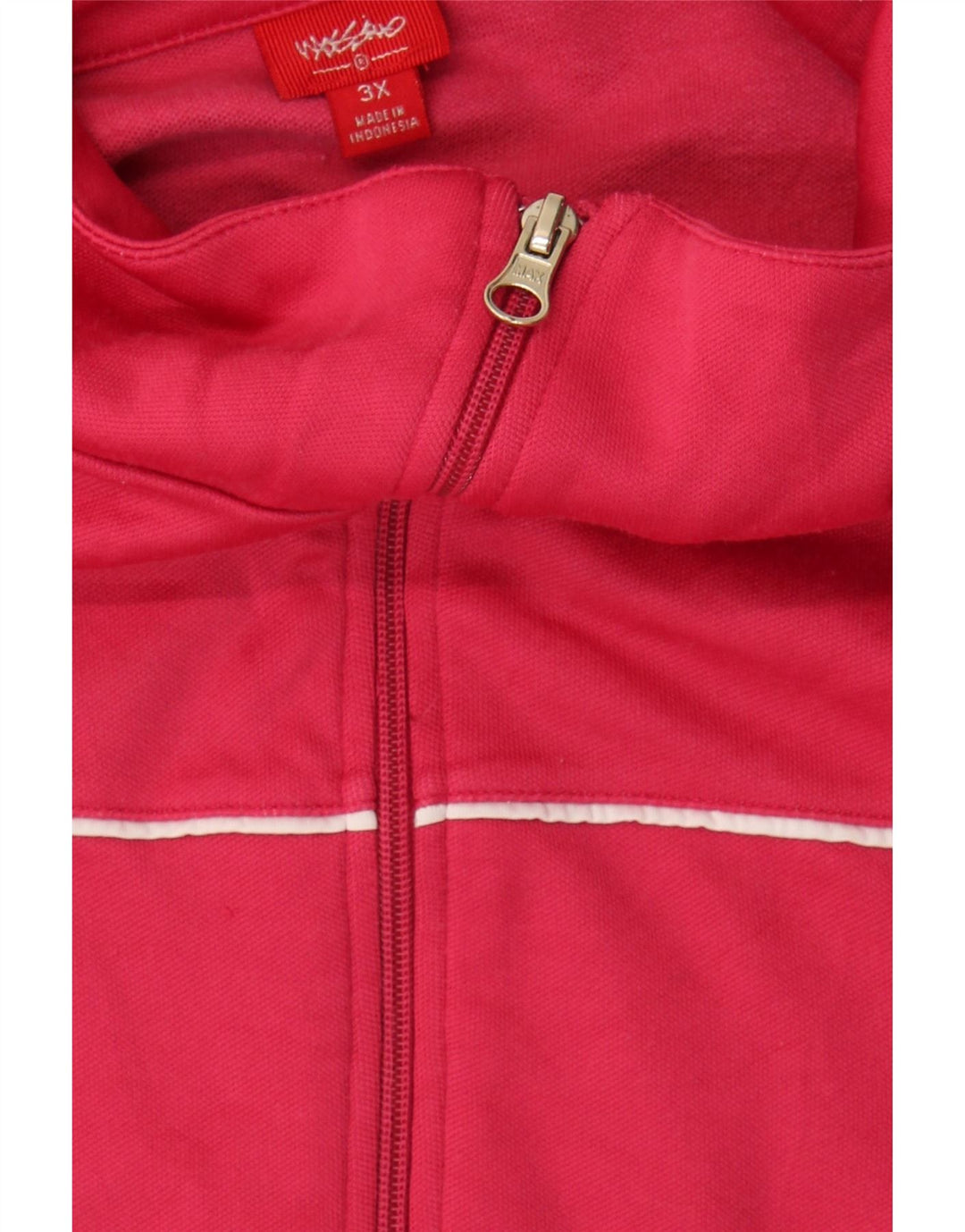 MOSSIMO Womens Tracksuit Top Jacket UK 22 3XL Pink Cotton Vintage Mossimo and Second-Hand Mossimo from Messina Hembry 