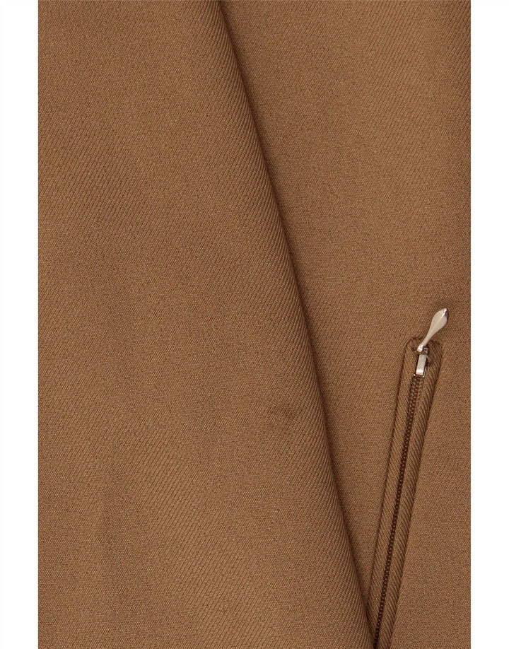 VINTAGE Dame Blazer Jacket IT 48 XL Brun Polyester