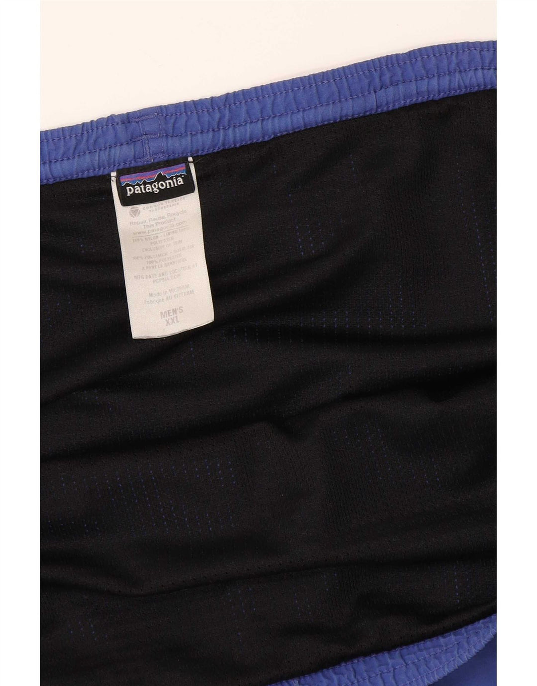 Patagonia Badeshorts til mænd 2XL Blå Nylon