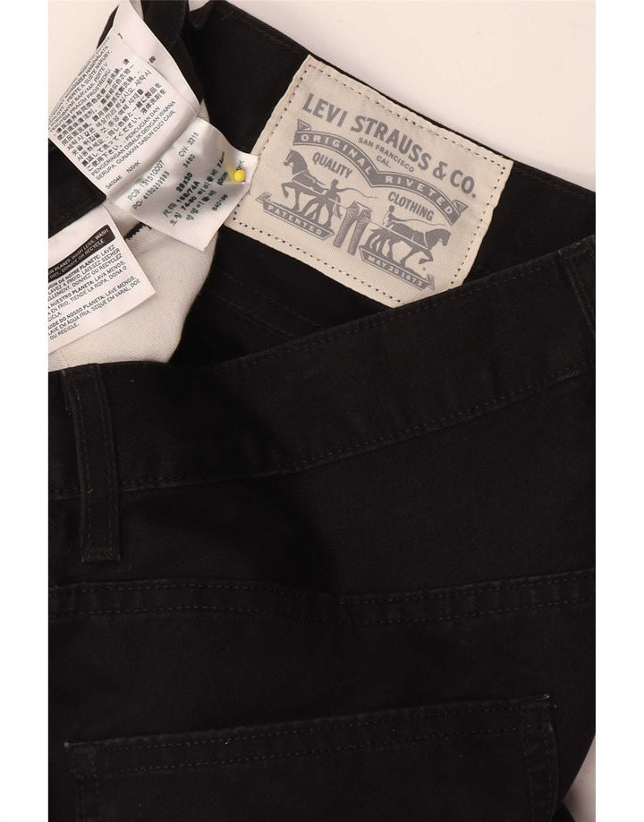 Levi's Slim Chino-bukser til mænd W29 L30 Sort bomuld