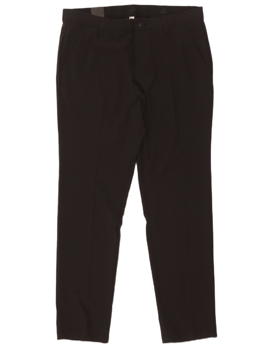 Adidas Womens Regular Fit Tapered Chino-bukser W34 L32 Sort polyester