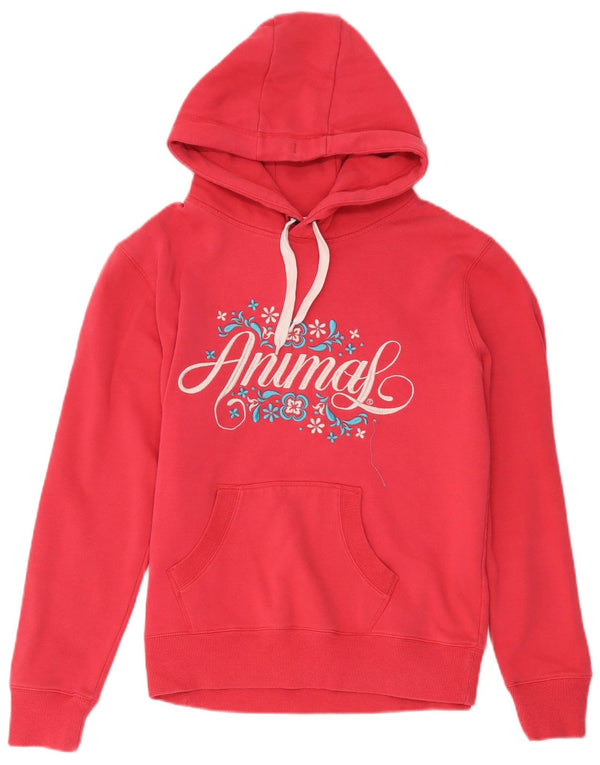 Animal Girls Grafisk Hoodie Jumper 13-14 år Rød Bomuld