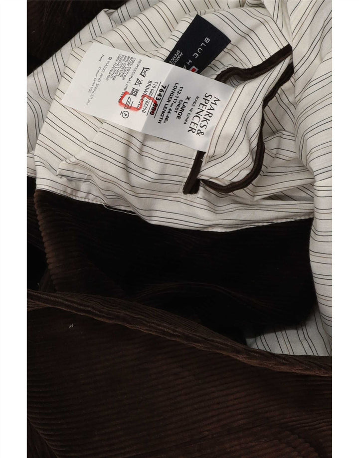 Marks & Spencer Herre Blue Harbor 2-knap blazerjakke UK 42 XL Brun
