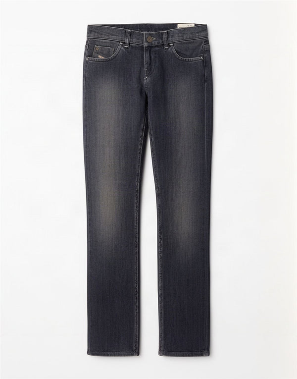 Diesel Piger Liv J Slim Bootcut Jeans 11-12 år W27 L31 Blå Bomuld