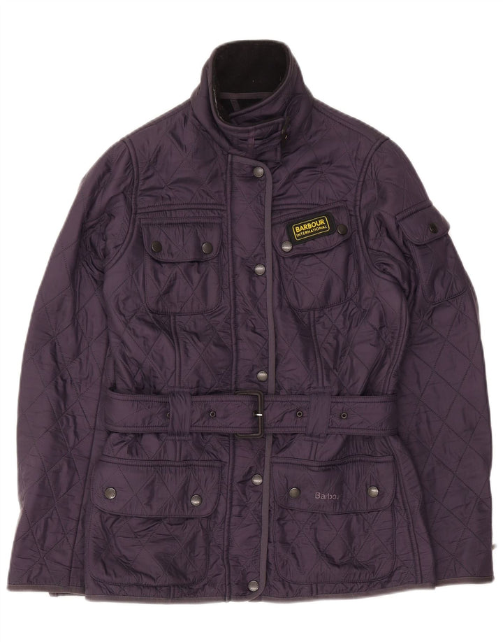 Barbour Quiltet jakke til kvinder UK 10 Lille Lilla